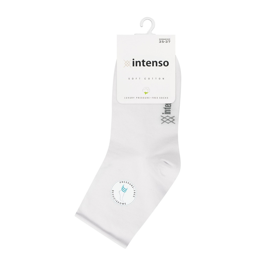 Socken für Frauen ohne Druckknöpfe Baumwolle Art. 020 Intenso