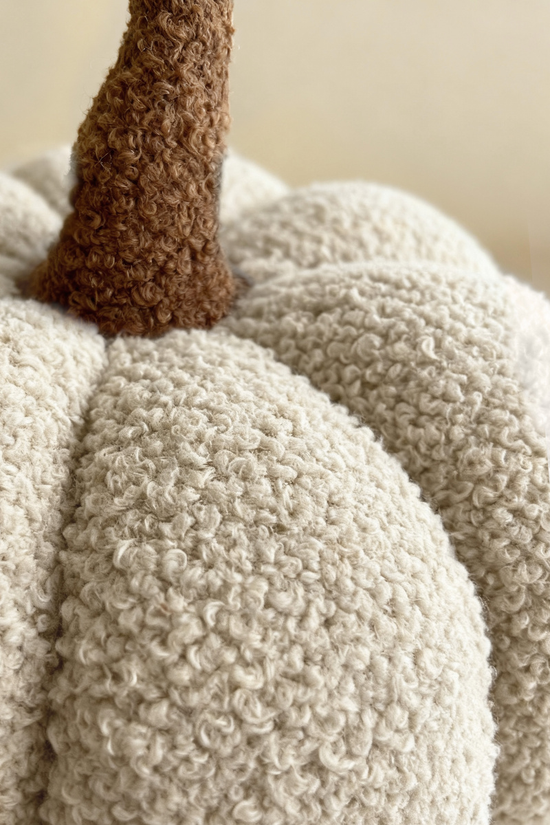 S KÜRBIS KISSEN BEIGE GROSS