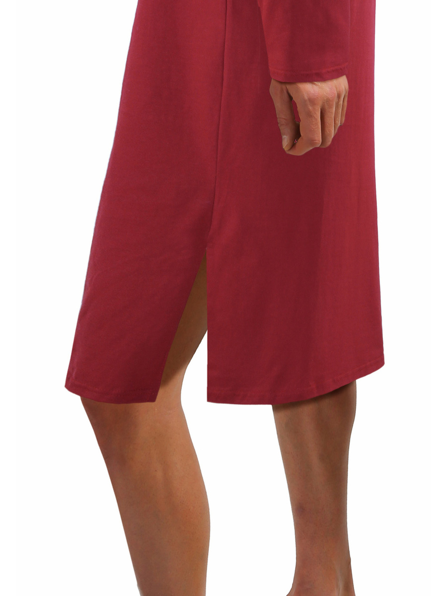 Nachthemd Lang Serie Bordeaux