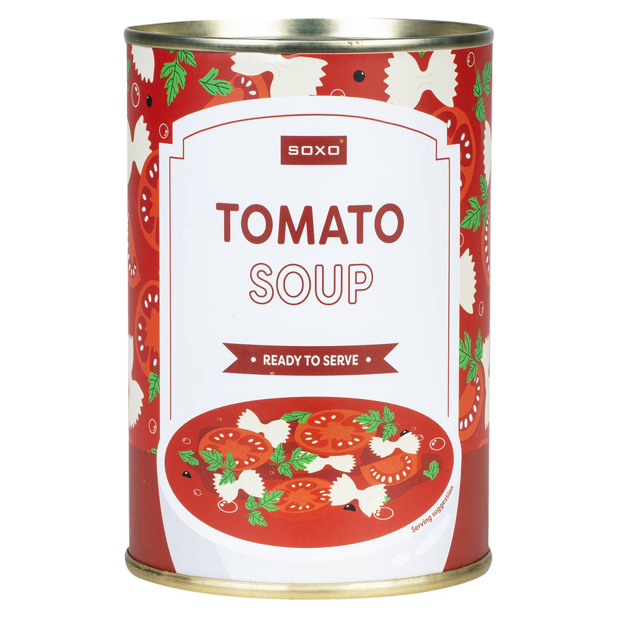 Kolorowe Męskie | Damskie Skarpetki SOXO GOOD STUFF tomato soup w puszce bawełniane dla niego dla niej Unisex