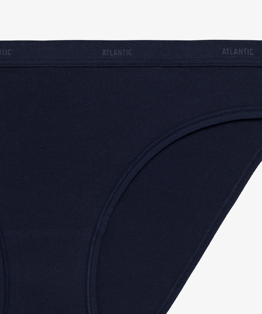 Damen Bikini-Slips 3LP-207 Rosa/Marine/Blau