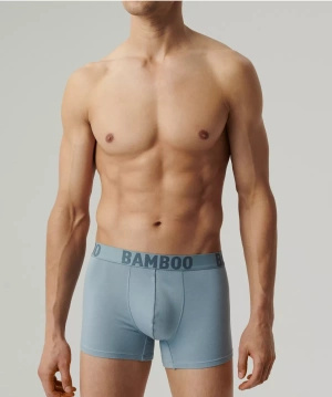 Boxershorts 3MH-215 Grau Schwarz Blau