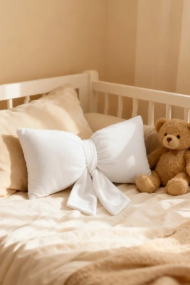 Cushion Velvet White