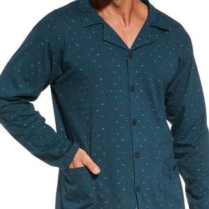 Herrenpyjama Serie 114 Blau