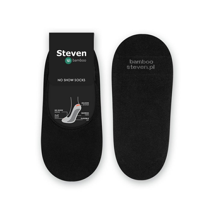 Bambusfaser Mikrofüße Art. 036 schwarz Steven