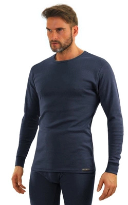 Sesto Senso Herren Winter Set – Bequeme Baumwolle Thermounterwäsche, Langarmshirt und Lange Unterhose, Atmungsaktiv, Ideal für Sport und Freizeit, Grafit, Größen M-XXL