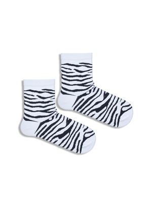 Socken Kinder Serie Zebra