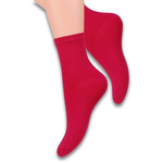 Frauensocken Kunst. 037 rot Steven