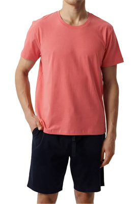 Herren-Pyjama Nmp-379 Rosa/Marine/Grün/Grau/Blau