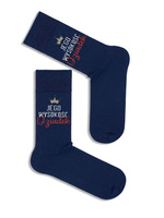 Socken Herren Serie Blau