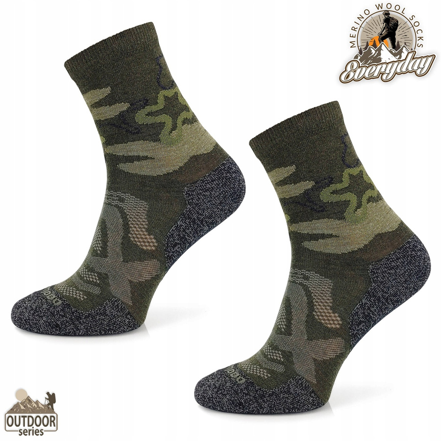 Trekking-Socken aus Merinowolle TRE18 Comodo