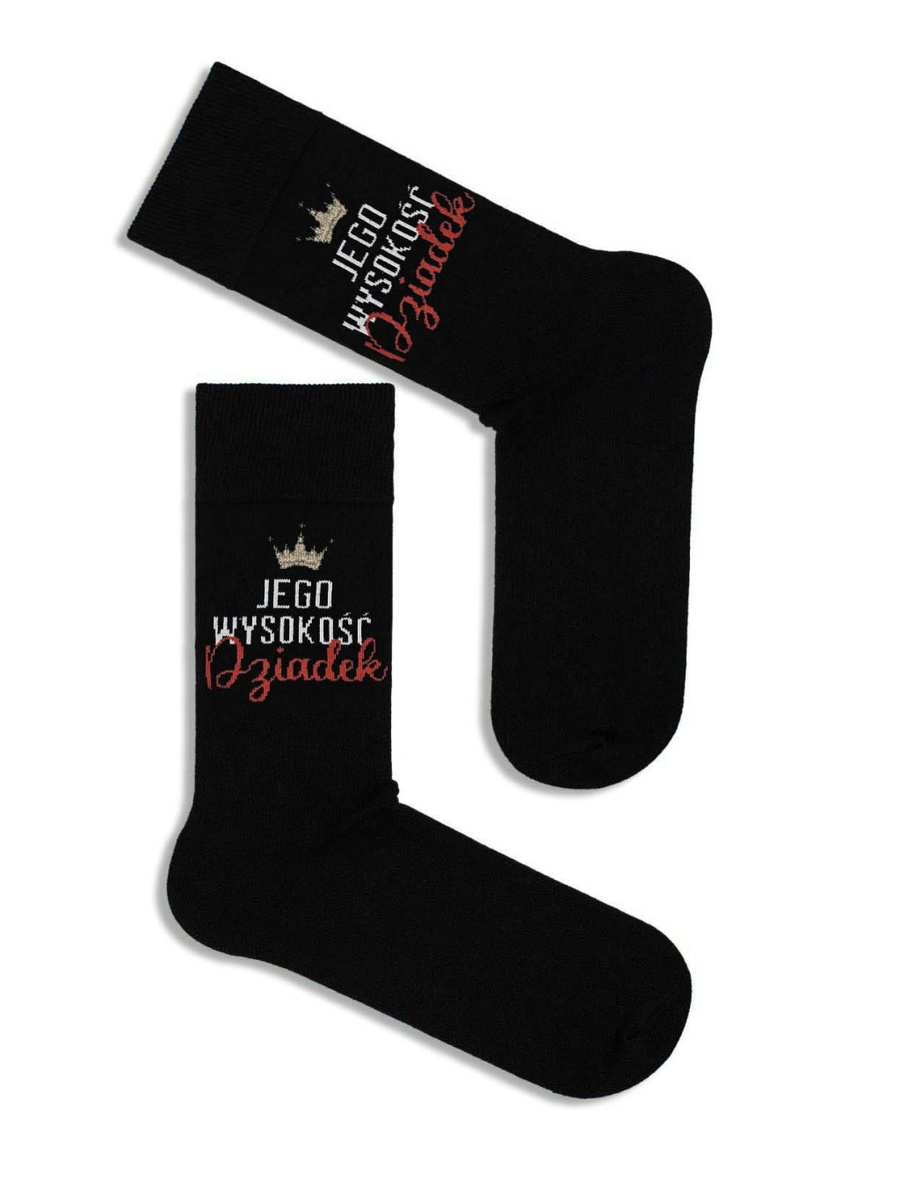Socken Serie Großeltern Schwarz