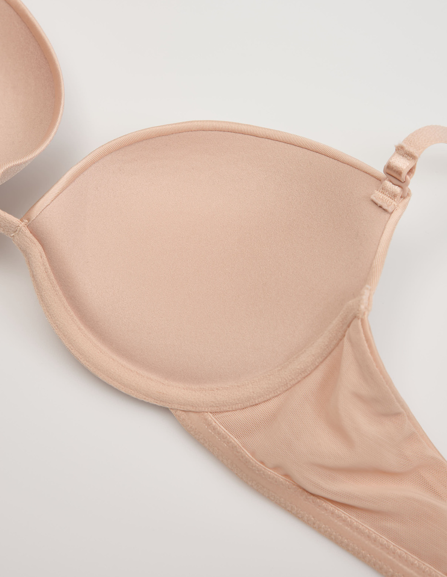 Push Up Bra Silky Beige
