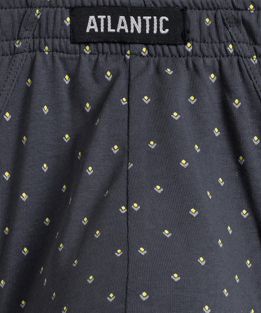 Herren-Slips 3MP-169 Grau Schwarz