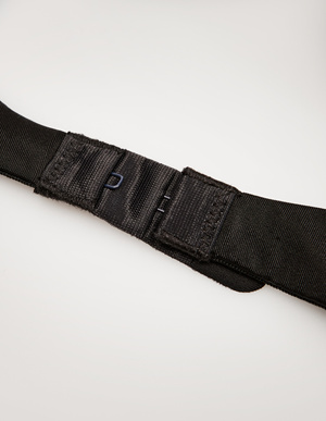 Sutien push up negru mătăsos