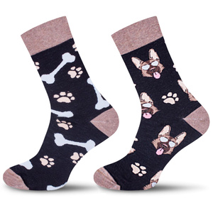 Socken Herren Serie Deutsche Schäferhunde und Knochen