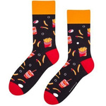 Farbige Damen/Herren Fast Food More Fashion Socken