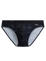 Badeslips Kmt-339 Grau Schwarz