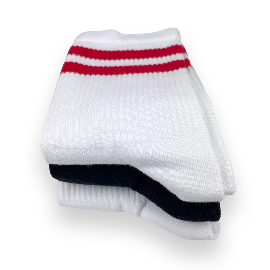 3X Lange gestreifte Sportsocken Art. 057 Steven