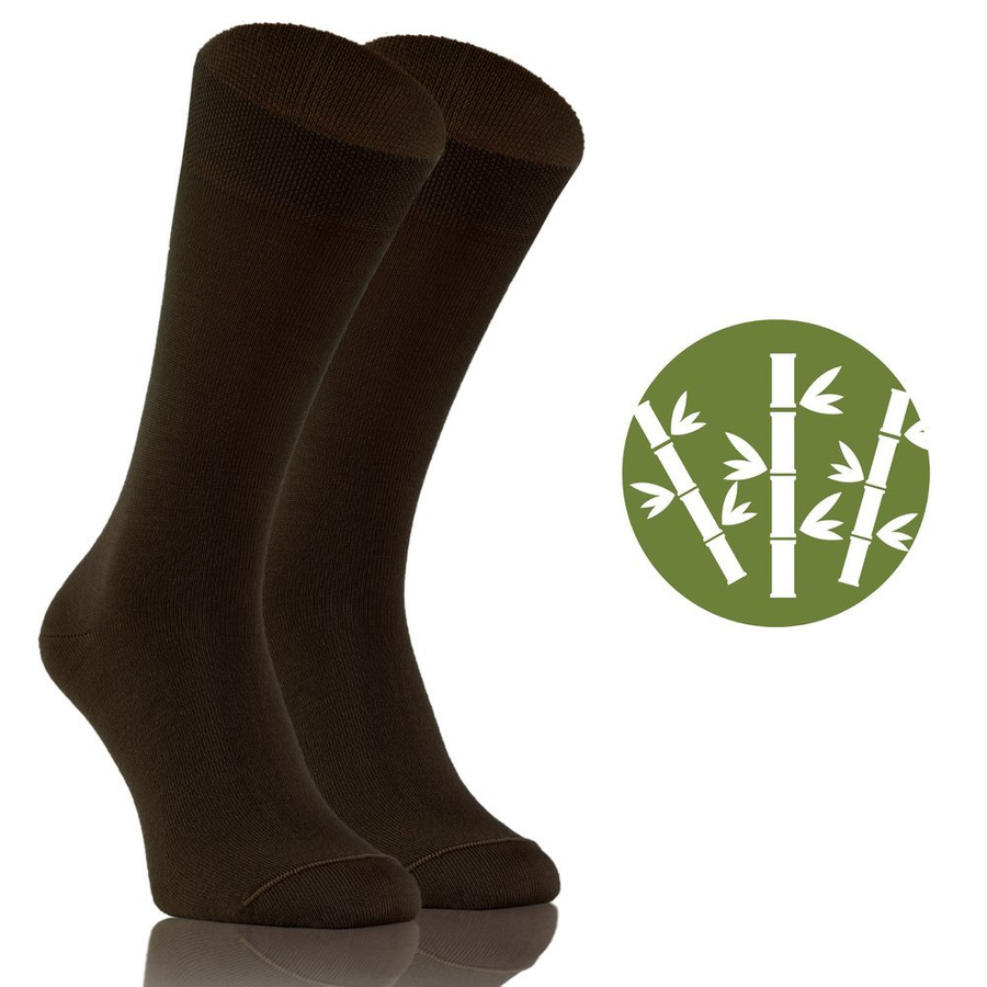 Herrensocken Eko Bamboo Braun