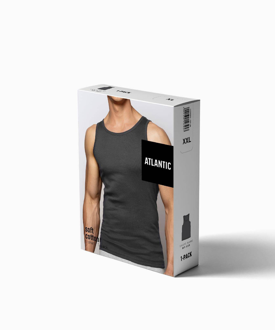 Aus Baumwolle Unterhemd Meski Bmv-046 Atlantic