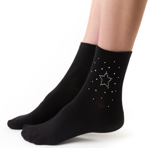 Socken Damen Serie Schwarz