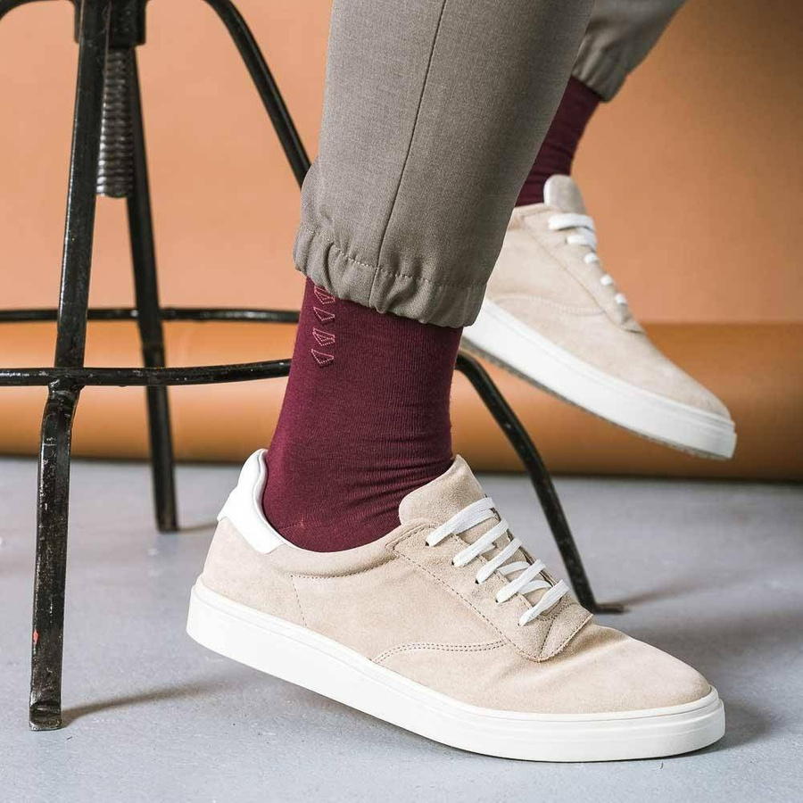 Anzug Socken Glatte Kunst.056 Steven