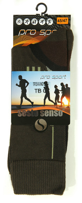 wytrzymałe BAWEŁNIANE skarpety trekkingowe Sesto Senso