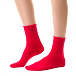 Damen Socken Serie Gemustert Rot