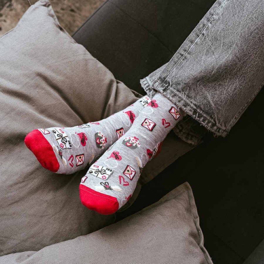 Bunte Socken Für Valentinstag Kunst. 136 Steven