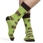 SOXO GOOD STUFF Socken aus Baumwolle mit Bisonmuster für Herren