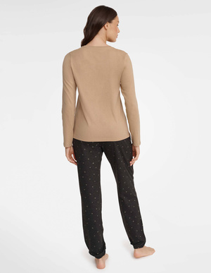 Damenpyjama Glam Mehrfarbig