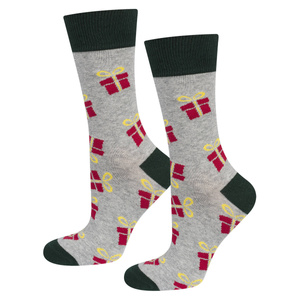 Zestaw 4x Kolorowe Męskie Skarpetki SOXO GOOD STUFF wesołe Święta Boże Narodzenie Prezent