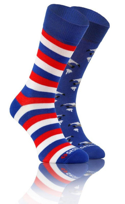 Herrensocken Finest Lang Mehrfarbig