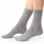 Skarpetki w prążek z wełny merino bezuciskowe art. 130 Steven