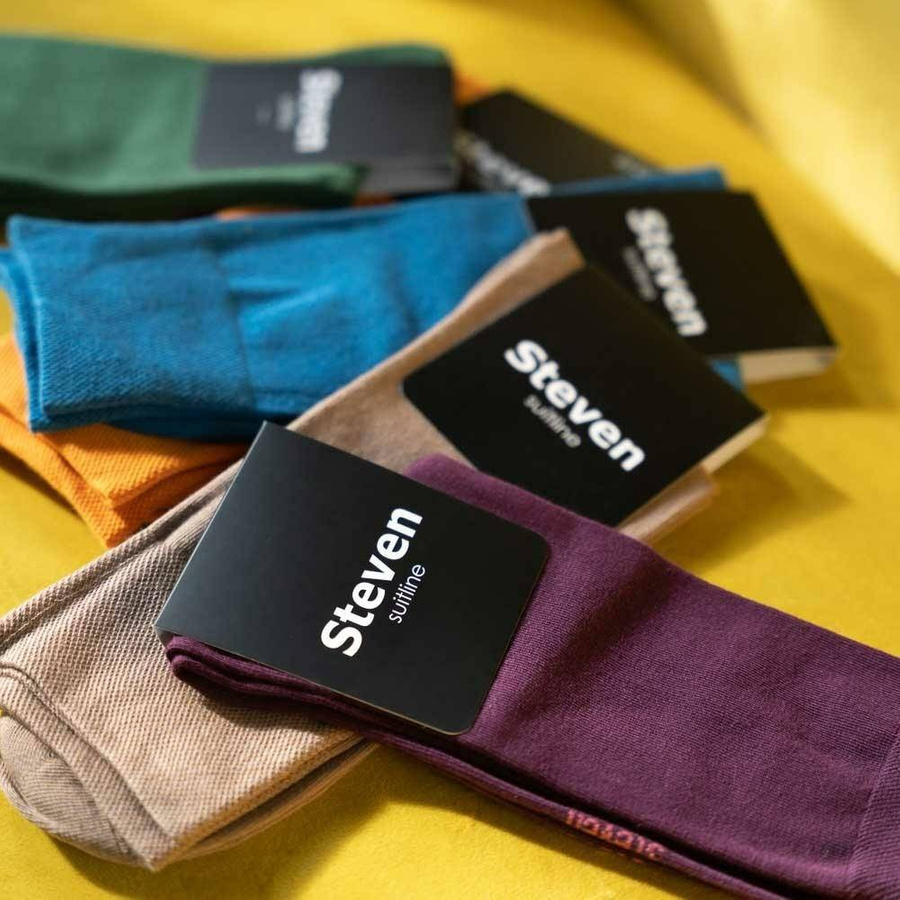 Skarpety garniturowe gładkie art.056 H103 szare