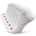 Sneaker-Socken P73 Weiß Rot