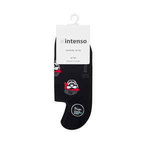 kolorowe skarpety MICRO stopki z silikonem Art. 1778 Intenso