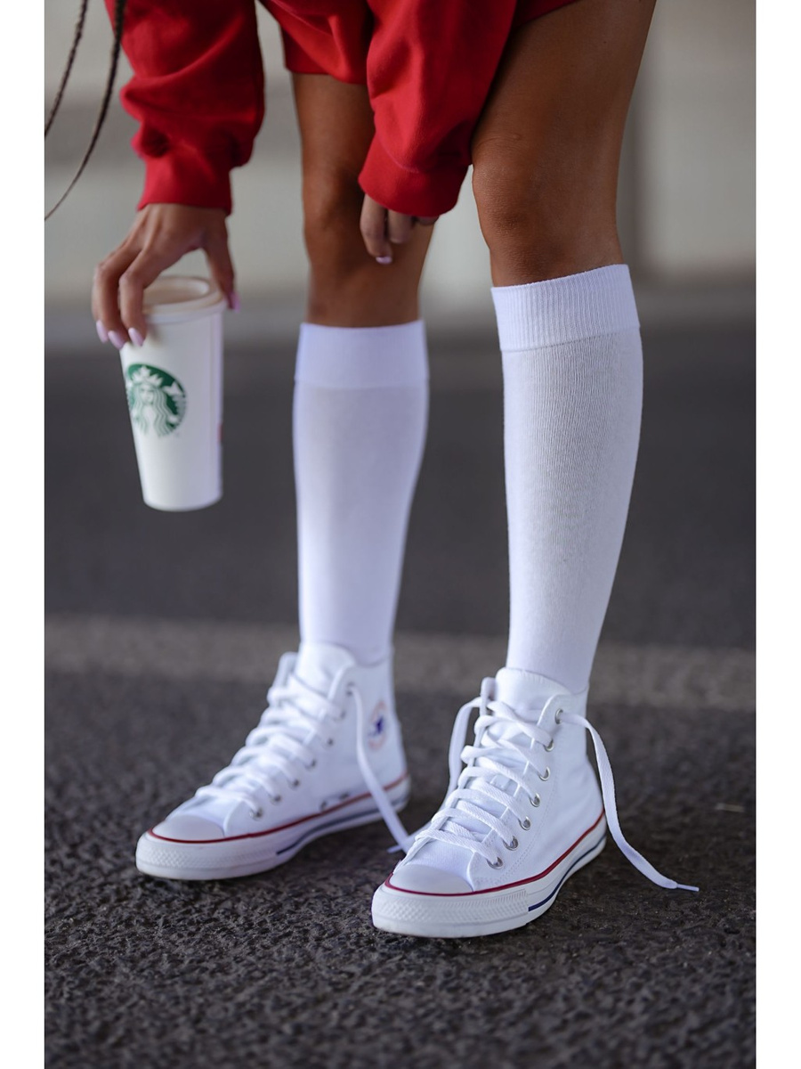 Kniestrümpfe für Frauen, glatt 248