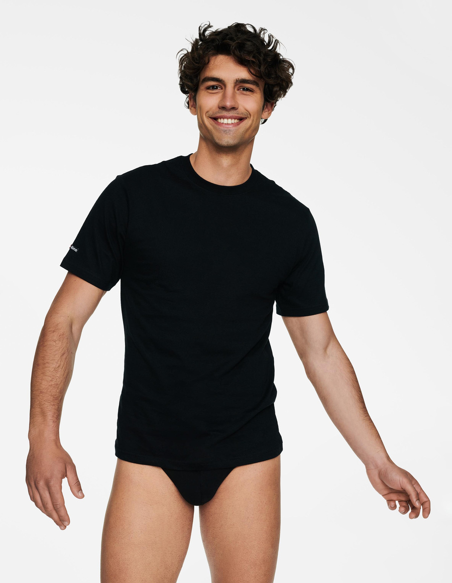 Herrenshirt T-Line 2 Schwarz