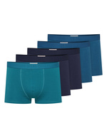 Solid boxer shorts 5-pack
