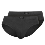 Henderson Herren Slipy Classic – Bequeme Baumwollunterwäsche, Anatomic Passform, 2er Pack, Verschiedene Farben, Größe L–XXL, Für Männer, Modell 1440, Basic Kollektion, Ohne Muster