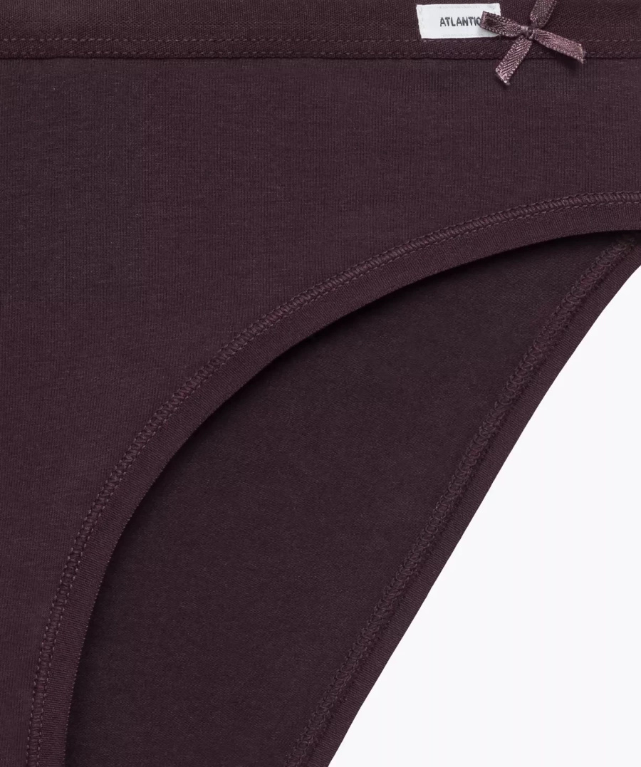 Damen Slips 3-Pack Sport Beige, Lila