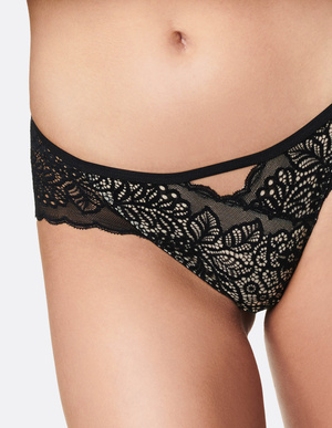 Damen-Slip Serie 37370 Schwarz