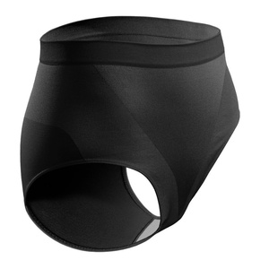 Sesto Senso Damen Korrigierende Figi Gloria – Nahtlose Shapewear, Bauch- und Po-Unterstützung, Bequem und Elastisch, Poliamid-Elastan Mix, Schwarz