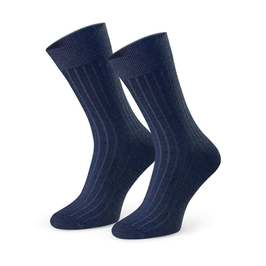 Socken Jeansblau Bio-Wolle