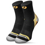 Sesto Senso Herren Skarpetki SIMPLY – Sportliche Baumwollsocken mit Air Control System, Flacher Naht, Schutzpolsterung, Elastischer Bund, Atmungsaktiv, Anatomic Fit, Farbe: Orange/Grau, Neu