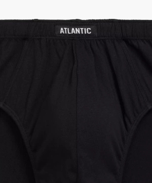 Atlantic Herren Baumwoll Slips Set – Sportlicher Schnitt, Atmungsaktiv, 5er Pack, Mix Farben: Schwarz, Grau, Grün, Braun, Bequem, Herbst/Winter 2025 Kollektion
