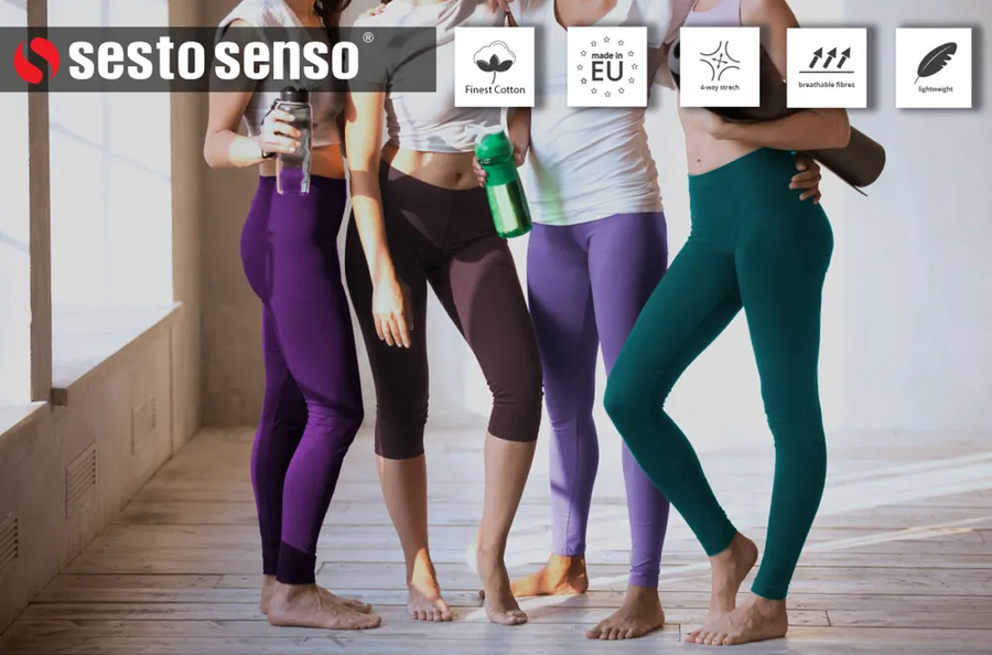 Sesto Senso kurze Sport-Leggings für Damen