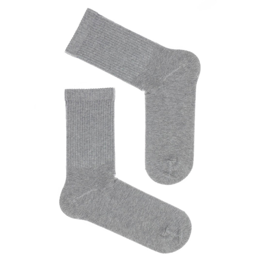 Socken Sportlich Serie Go! Grau Melange
